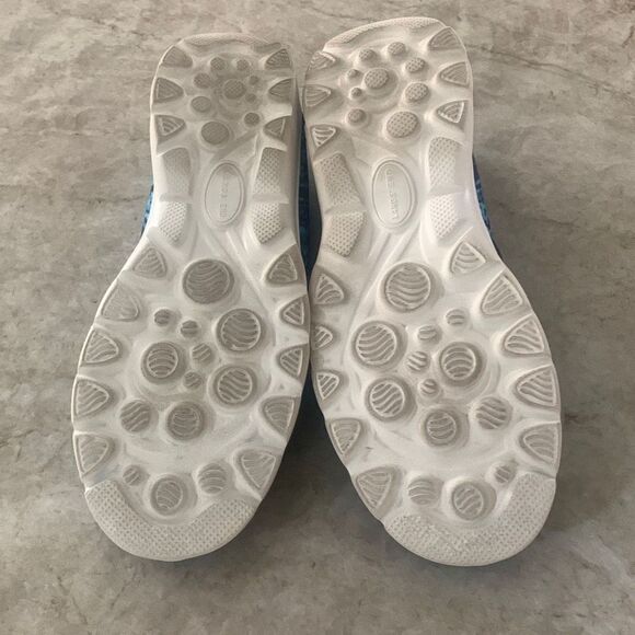 Lands End Navy Slip On Sneakers Size 8 - Picture 6 of 7